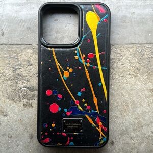 iPhone 13 Pro dolce and Gabbana graffiti runway case